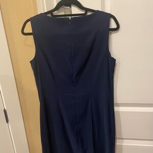 Beautiful sleeveless navy blue dress by capital a L Y X. Size 12.